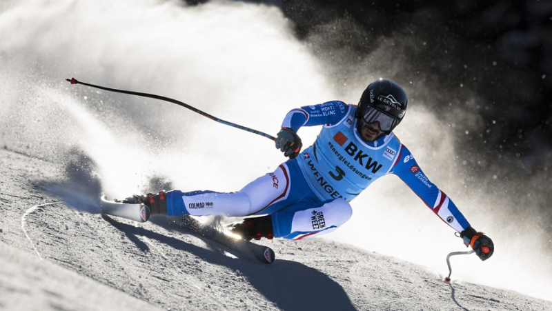 Alpine skiing: Cyprien Sarrazin dominates the Wengen Super-G disrupted by the evacuation of Alexis Pinturault